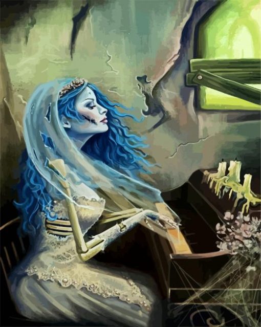 The Corpse Bride panels paint by numbers