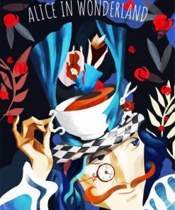 Alice In Wonderland paint by numbers