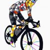 Artistic Cyclist paint by numbers