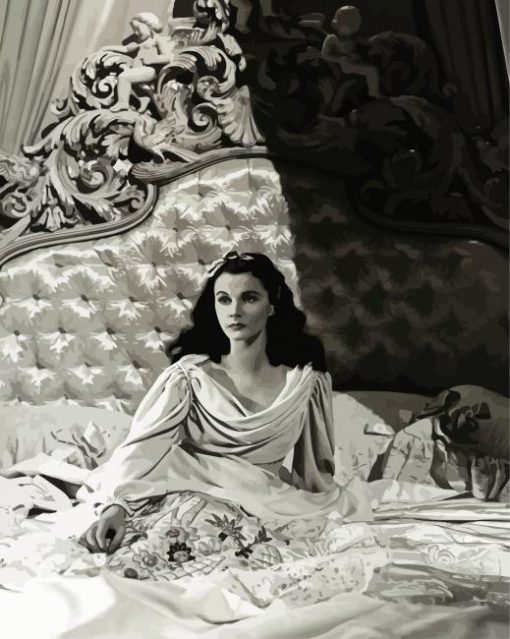 The Beautiful Actress Vivien Leigh paint by numbers