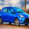 Blue Toyota Yaris Car paint by numbers