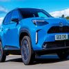 Blue Toyota Yaris paint by numbers