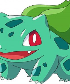 Bulbasaur Pokemon paint by numbers
