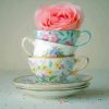 Tea Cups paint by numbers
