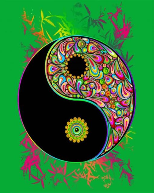 Yin And Yang Mandala paint by numbers