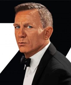 James Bond paint by numbers