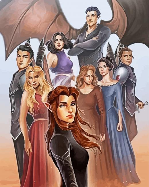 Acotar Characters - Paint By Numbers - Painting By Numbers