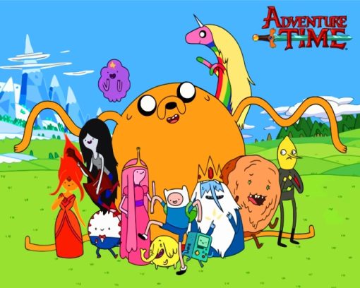 Adventure Time Characters paint by number