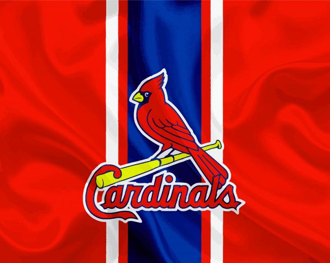 Baseball St Louis Cardinals Logo - Paint By Number - Painting By Numbers
