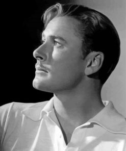 Black And White Errol Flynn Paint by numbers