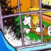 Calvin And Hobbes Christmas Paint by numbers