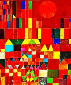 Castle and Sun by paul klee paint by numbers