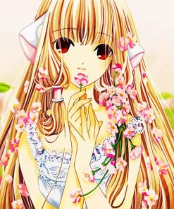 Chobits Looking At Camera paint by numbers