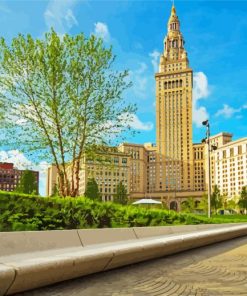 Cleveland The Terminal Tower Residences Paint by numbers