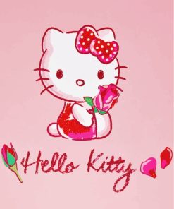 Cute Hello Kitty paint by numbers