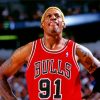 Dennis Rodman Bulls Basketball paint by numbers