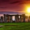 England Stonehenge At Sunset paint by numbers