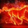 Fire Horse Art paint by numbers