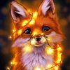 Fox With Lights paint by numbers