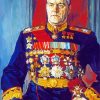 General Georgy Zhukov paint by numbers