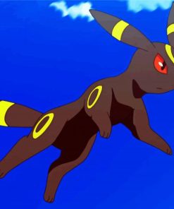 Gladion Umbreon paint by numbers