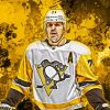 Hockey Player Evgeni Malkin paint by numbers
