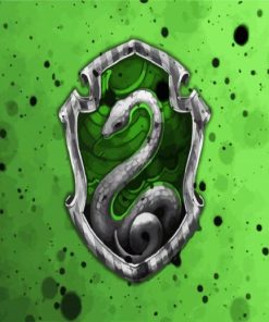 Hogwarts Harry Potter Slytherin paint by number