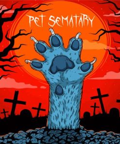 Horror Film Pet Sematary Paint by numbers