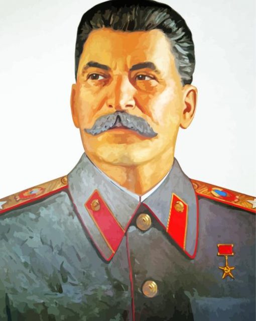 Joseph Stalin paint by numbers