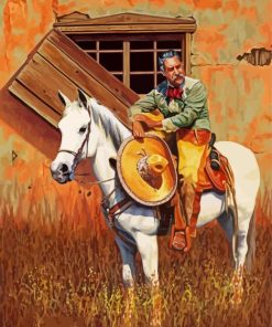 Mexican Cowboy paint by numbers