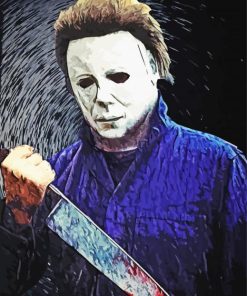 Michael Myers paint by numbers