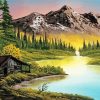 Mountain Retreat Bob Ross Paint by numbers