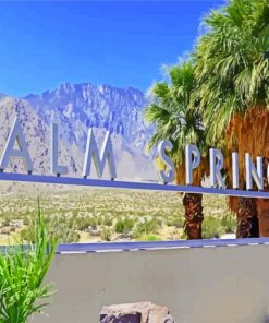 Palm Springs Landscapes paint by numbers