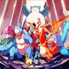 Pokemon Poster paint by numbers