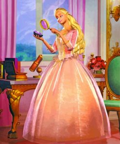 Princess Anneliese Barbie paint by numbers