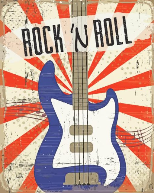Rock And Roll Art Paint by numbers