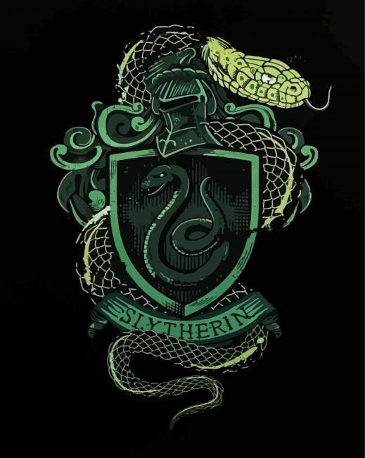 Harry Potter Crest Paint by Numbers - Paint My Numbers