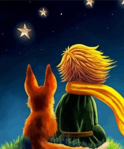 The Little Prince And Fox paint by number