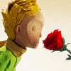 The Little Prince Smelling Flower paint by number