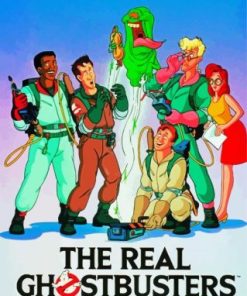 The Real Ghostbusters Poster paint by numbers