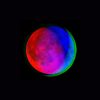 Aesthetic Colorful Moon paint by numbers
