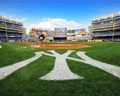 Yankee Stadium In New York paint by numbers