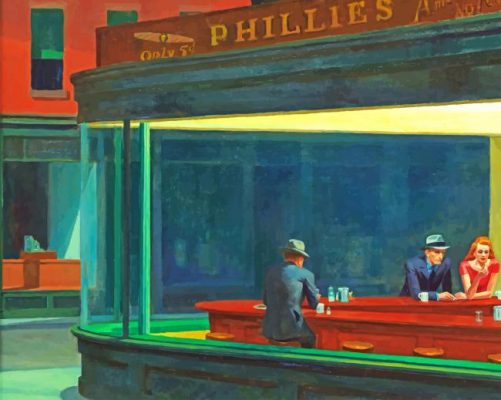 American Solitude Edward Hopper paint by numbers