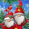 Christmas Gnomes Paint by numbers