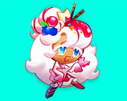 cookie run girl character paint by number