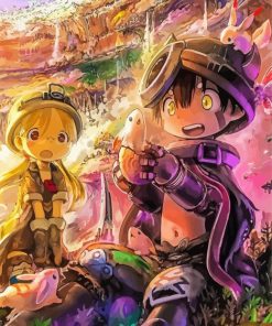 Cute Made In Abyss Anime paint by numbers