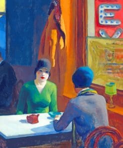 Edward Hopper Chop Suep paint by numbers