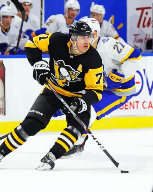 Evgeni Malkin In Match Paint by numbers