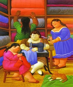 Fernando Botero The Designers paint by numbers