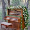 Flowers Blooming Piano Paint by numbers